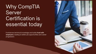 Strengthen IT Infrastructure Skills with CompTIA Server + Certification ...