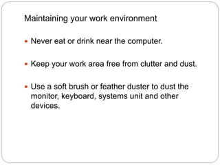 Presentation computer care | PPTX