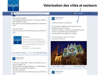 Valorisation des villes et secteurs
 