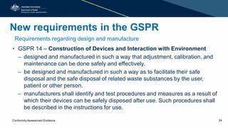 Presentation: Conformity Assessment Evidence | PDF