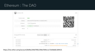 Ethereum : The DAO
https://live.ether.camp/account/bb9bc244d798123fde783fcc1c72d3bb8c189413
 