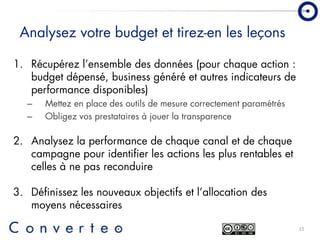 Converteo   Forum E Marketing 2009  Prendre des décisions en période de crise