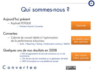 Converteo   Forum E Marketing 2009  Prendre des décisions en période de crise