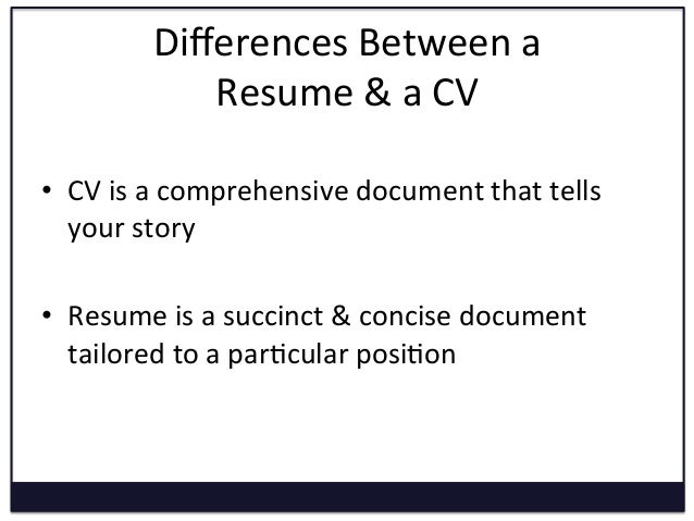 converting resume to cv