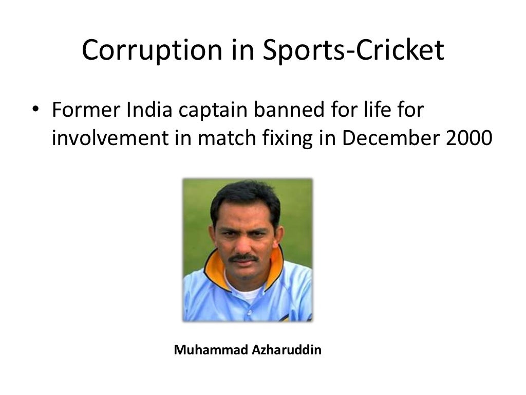 Corruption in sports