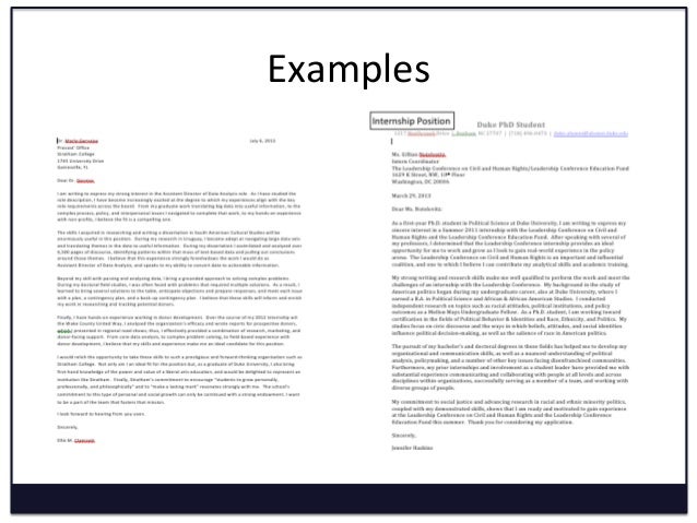 Cover Letter Writing Graduate Students