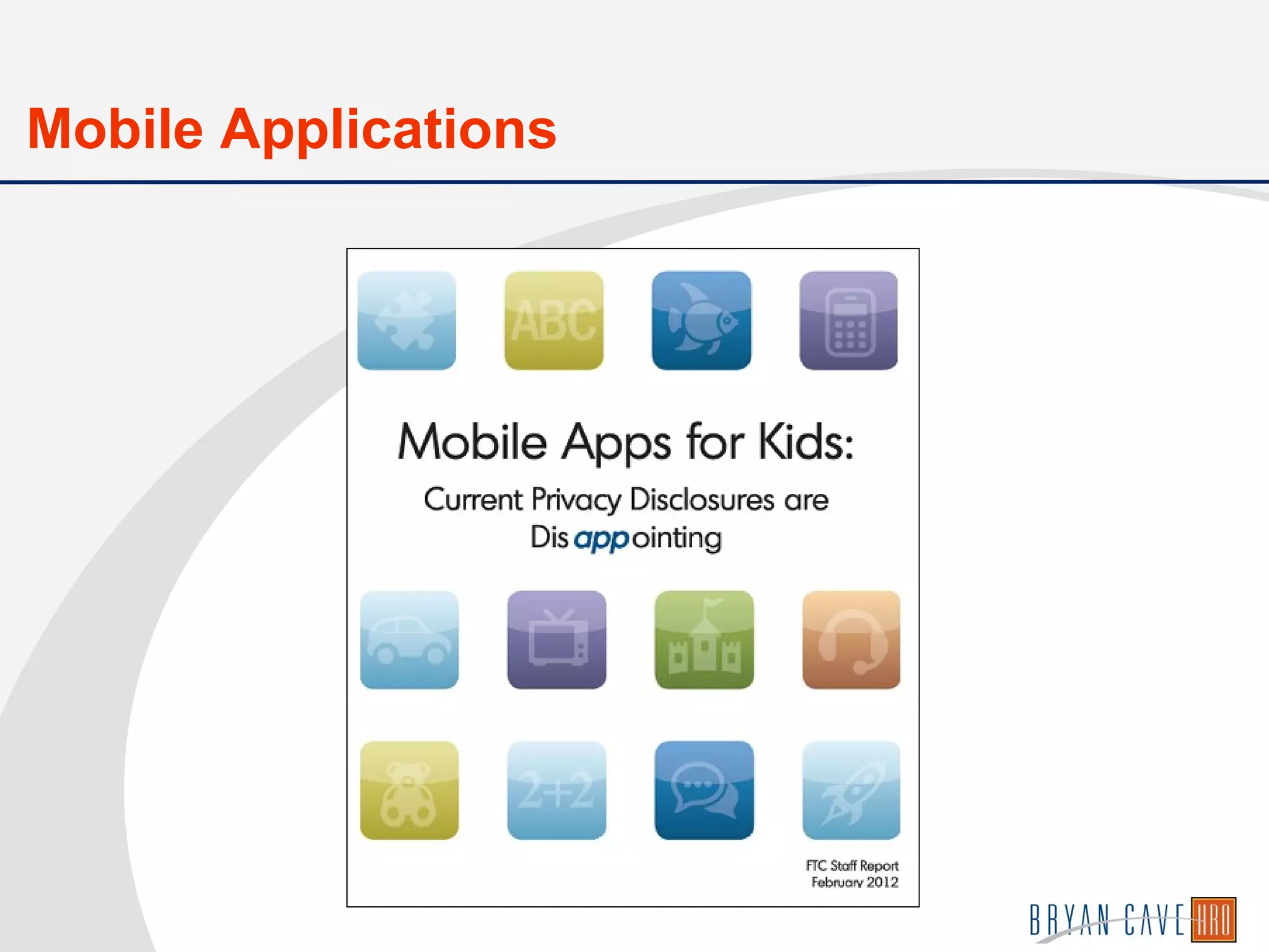 Mobile Applications
 
