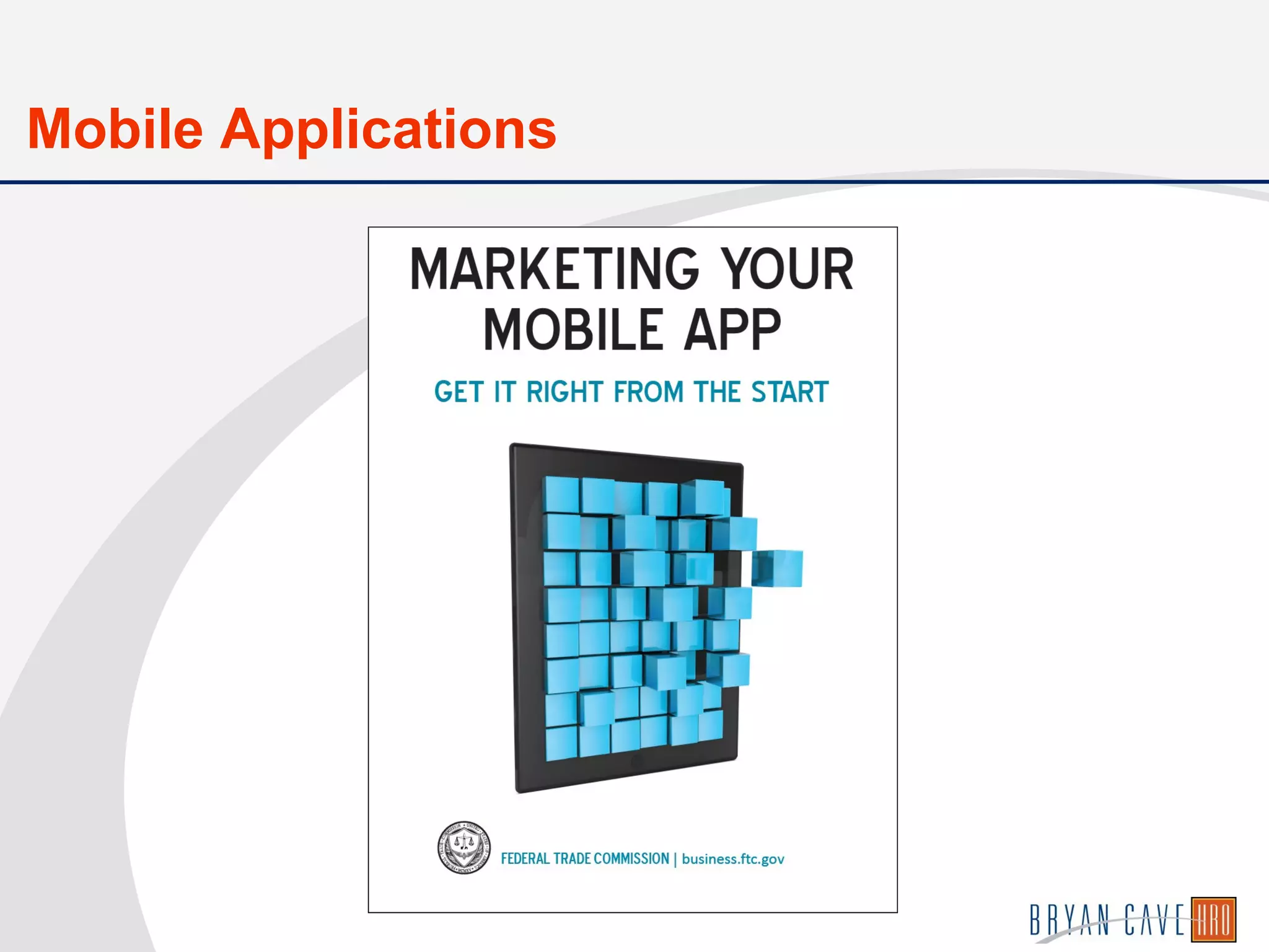 Mobile Applications
 