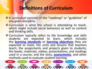 Curriculum Course Lesson Presentation curriculum & syllabus.docx