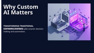 Custom AI Development Services for Smart Innovation | PPTX