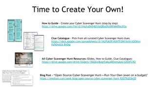 (Open Sourced) Cyber Scavenger Hunt - Gamified Security Awareness, even ...
