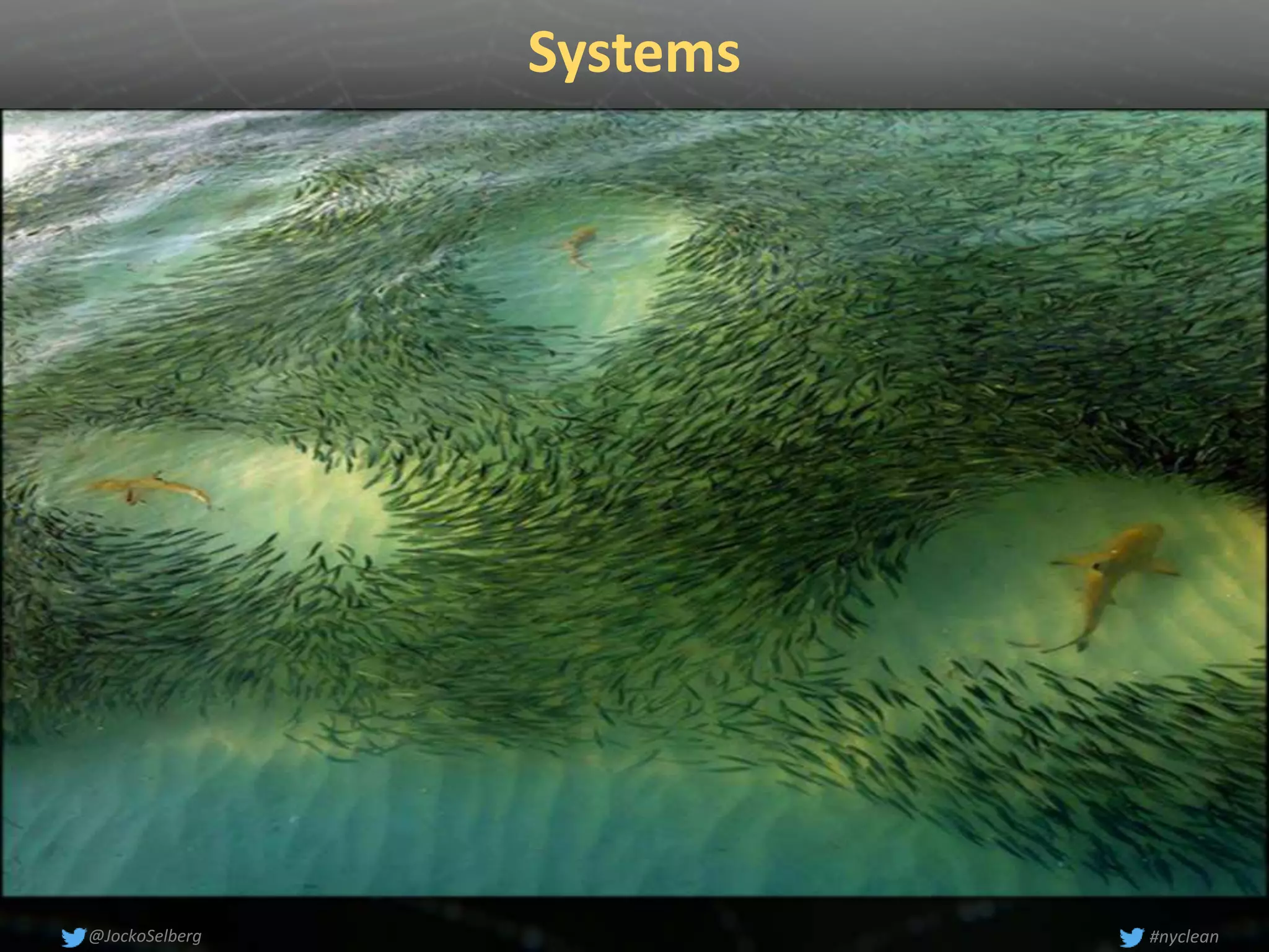 Systems
#nyclean@JockoSelberg
 