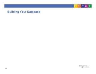 Building Your Database
12
 