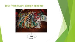 Test framework design scheme
 