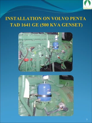 INSTALLATION ON VOLVO PENTA  TAD 1641 GE (500 KVA GENSET) 