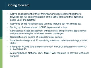 Strengthening National M&E Systems for Orphans and Vulnerable Children ...