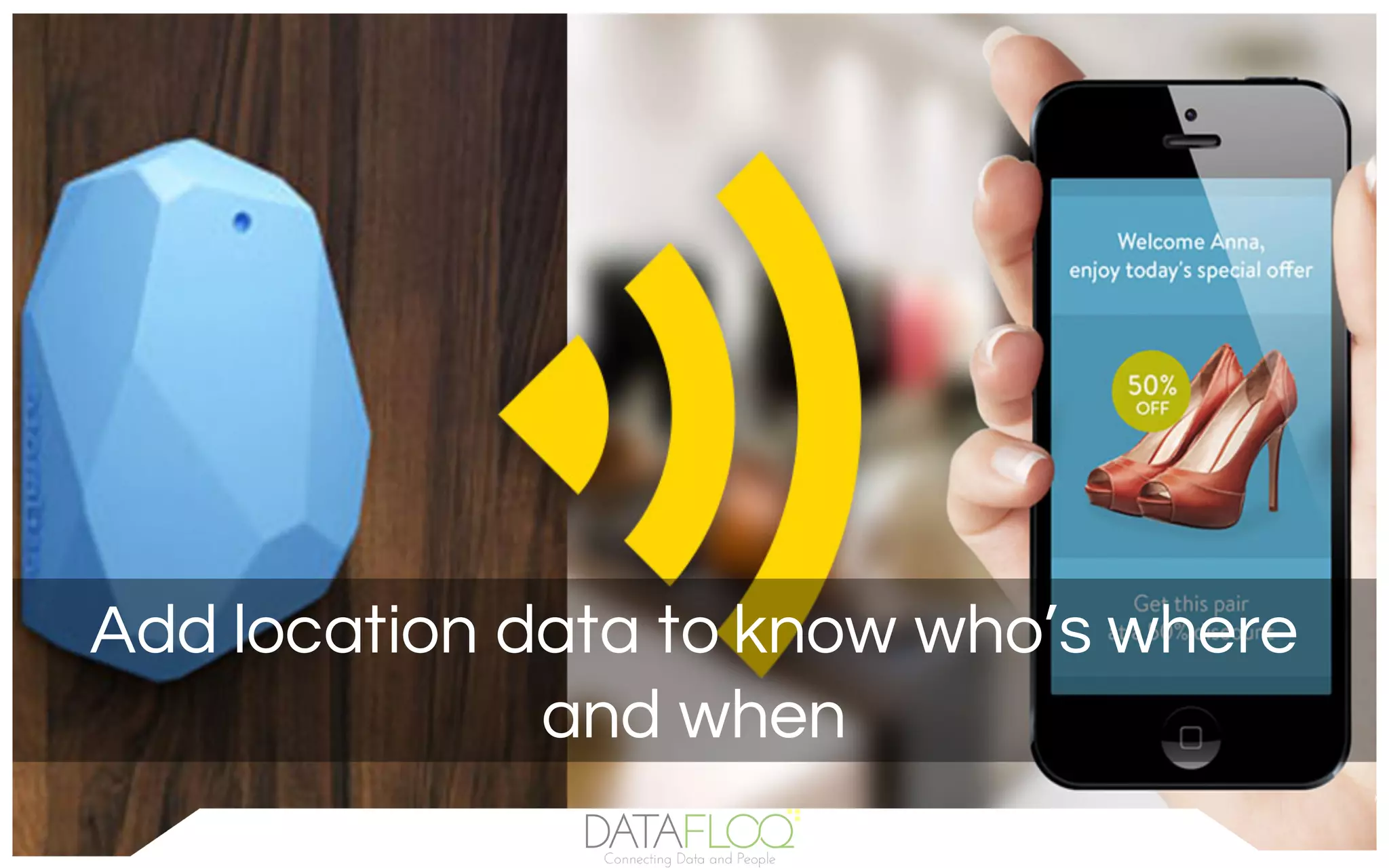 Add location data to know who’s where
and when
 