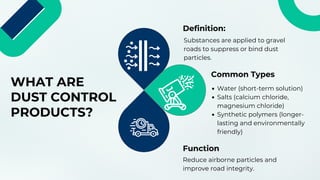 Presentation - Dust Control Products for Gravel Roads.pdf