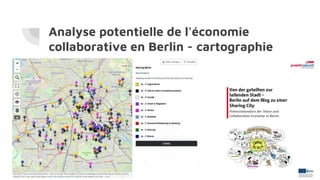 Analyse potentielle de l'économie
collaborative en Berlin - cartographie
Mapping
 