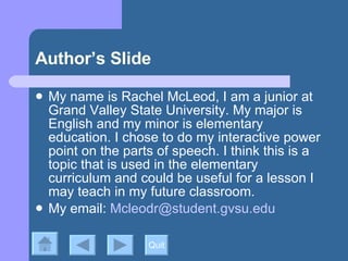 Presentation Ed 205 Ppt