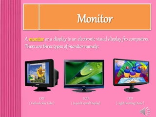 Parts Of A Computer System | PPTX