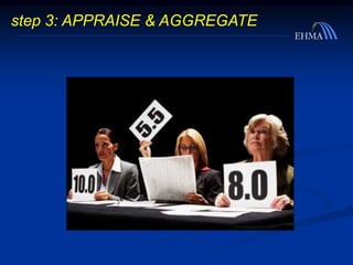step 3: APPRAISE & AGGREGATE
 