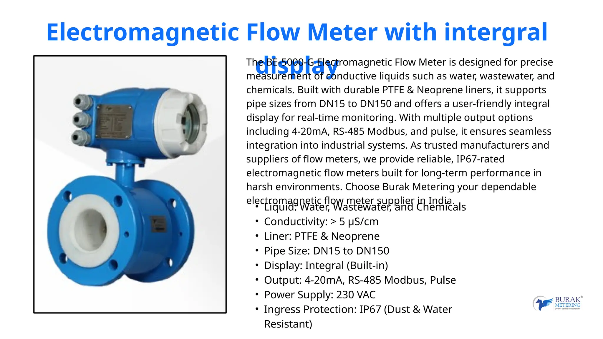 Leading Manufacturer of Electromagnetic Flow Meters | PPTX