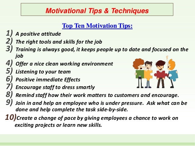 How to motivate employees at workplace