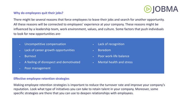 Employee Retention Guide Step by Step | PPT