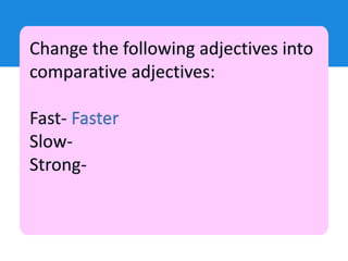 Presentation-English-demonstration.pptx lesson: comparative adjectives ...