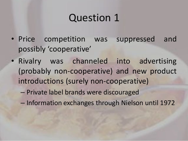 why has rte cereal been such a profitable business The rte cereal industry in 1994 case analysis competitive strategy presented by: raghav keshav why has rte cereal been such a profitable business. why has rte cereal been such a profitable business The rte cereal industry in 1994 case analysis competitive strategy presented by: raghav keshav why has rte cereal been such a profitable business.