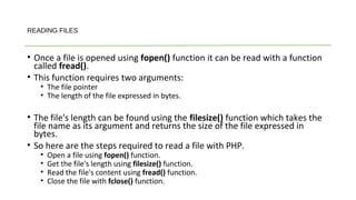 Filing system in PHP | PPT