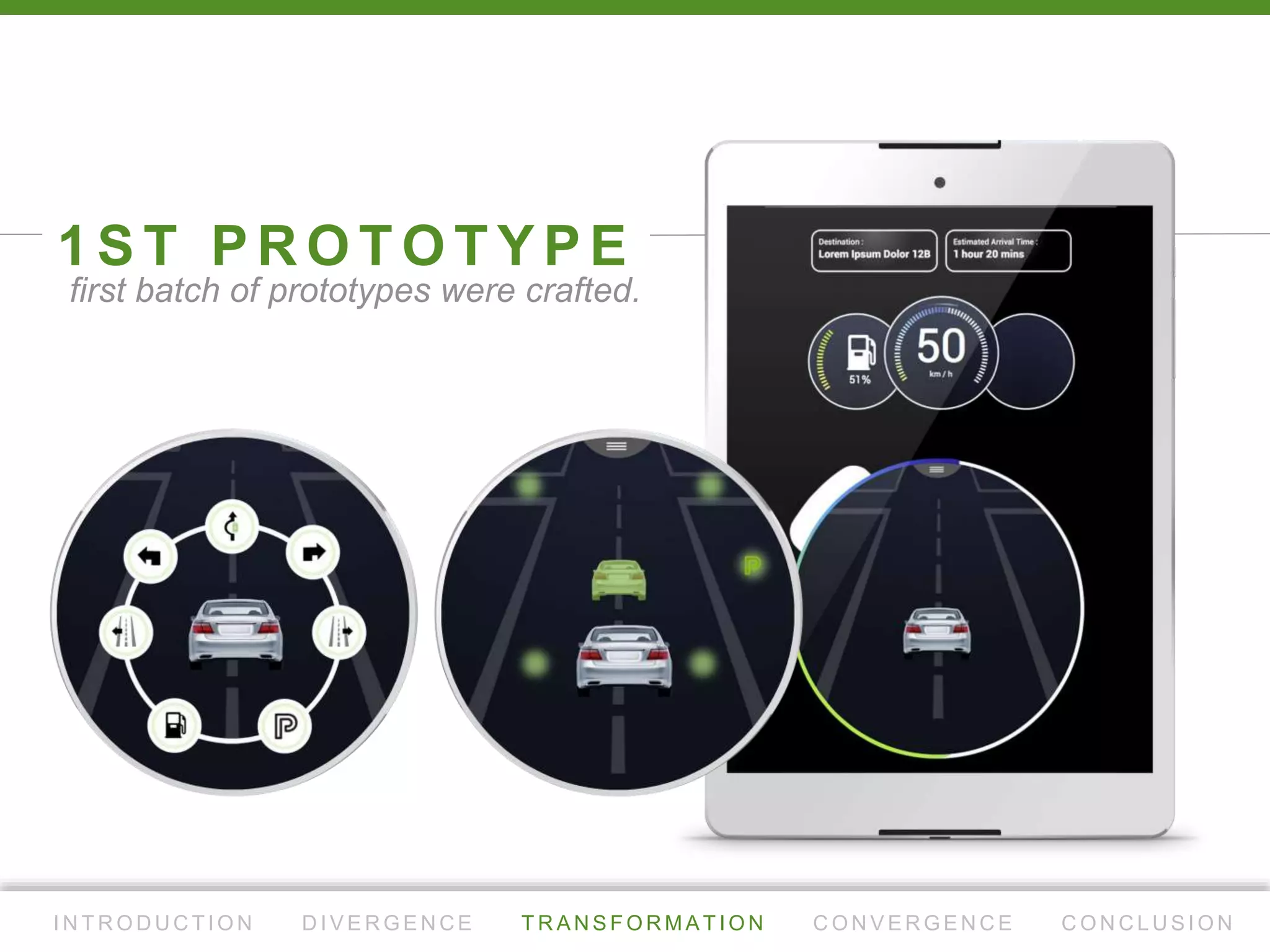 U S E R S T U D I E S
I N T R O D U C T I O N D I V E R G E N C E T R A N S F O R M AT I O N C O N V E R G E N C E C O N C L U S I O N
participatory design - 'Build - Try - Express'
There are also interesting findings
 