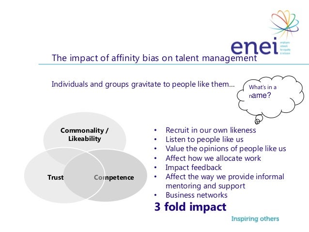 affinity bias affinity bias