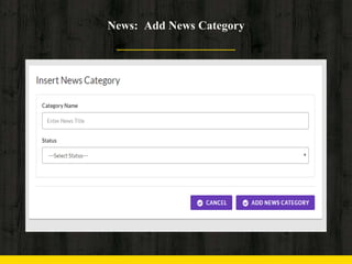 News: Add News Category
 