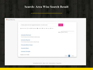 Search: Area Wise Search Result
 