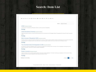 Search: Item List
 