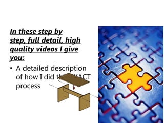 A system that is totally customizable to YOUR skillset