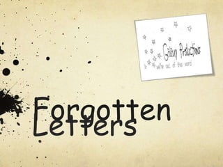 Forgotten
Letters
 