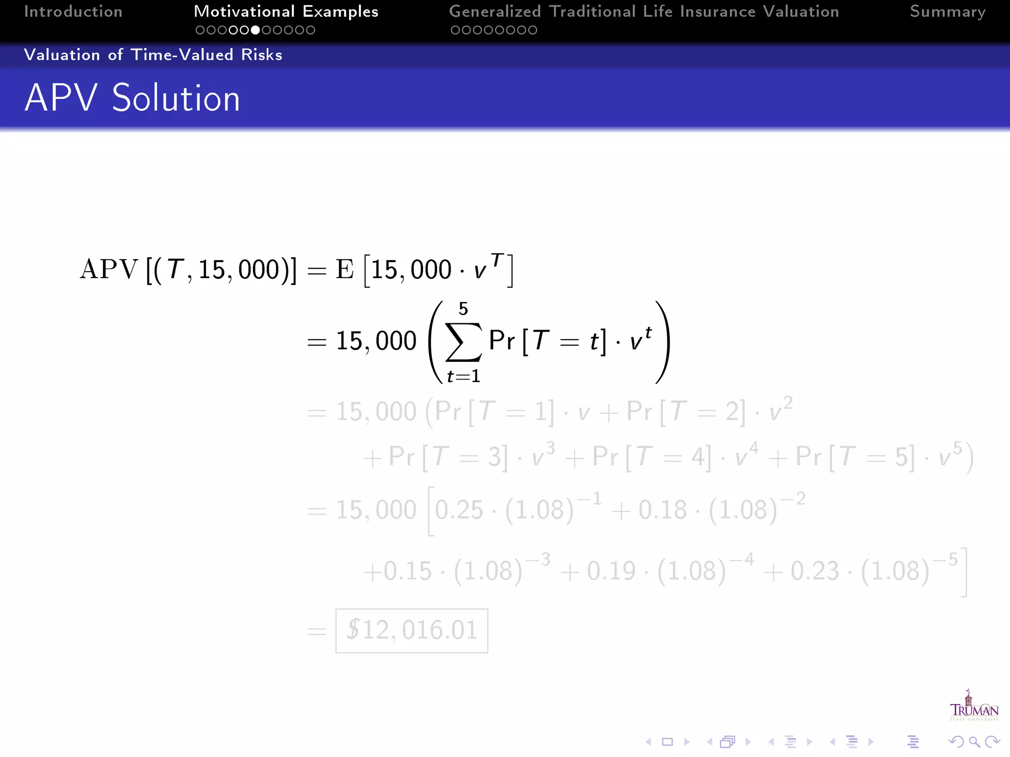 Presentation foundation of-actuarial_science | PDF