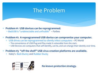 USB Defender Overview | PPTX