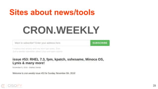 Sites about news/tools
28
 