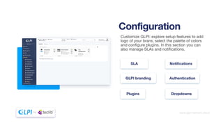 GLPi v.10, les fonctionnalités principales et l'offre cloud | PDF