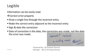 Good Documentation Practices ppt | PPT