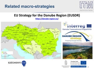 Related macro-strategies
4
EU Strategy for the Danube Region (EUSDR)
https://danube-region.eu/
 