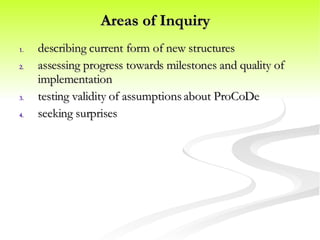 Implementing ICCO's ProCoDe process: A mid-stride evaluation Proposal ...