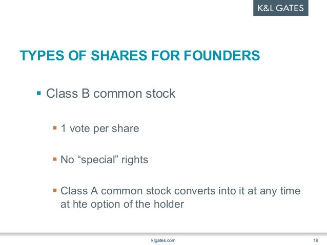 Founders shares vs stock options