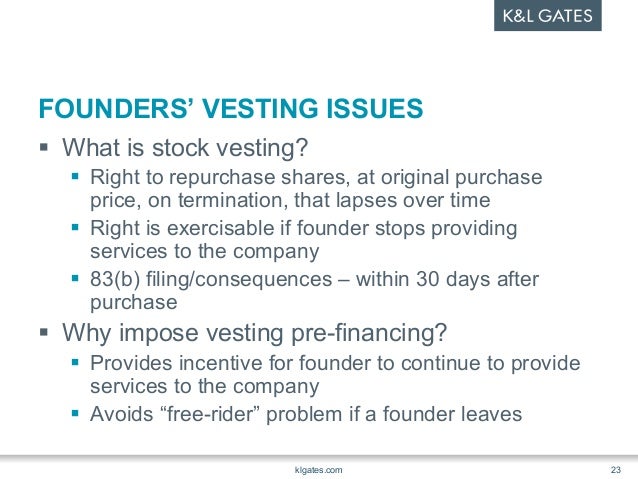 Stock options accelerated vesting