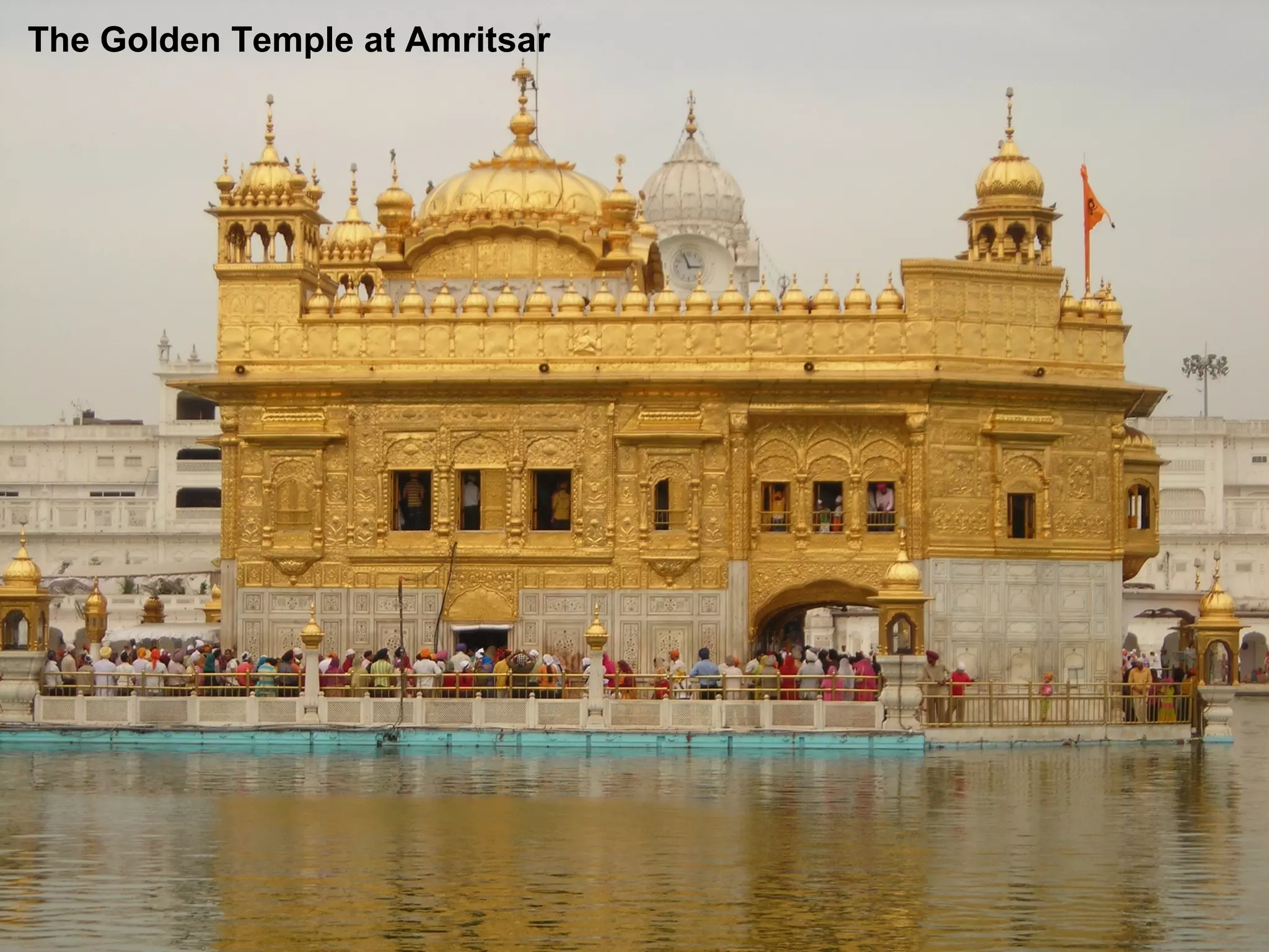 The Golden Temple at Amritsar
 