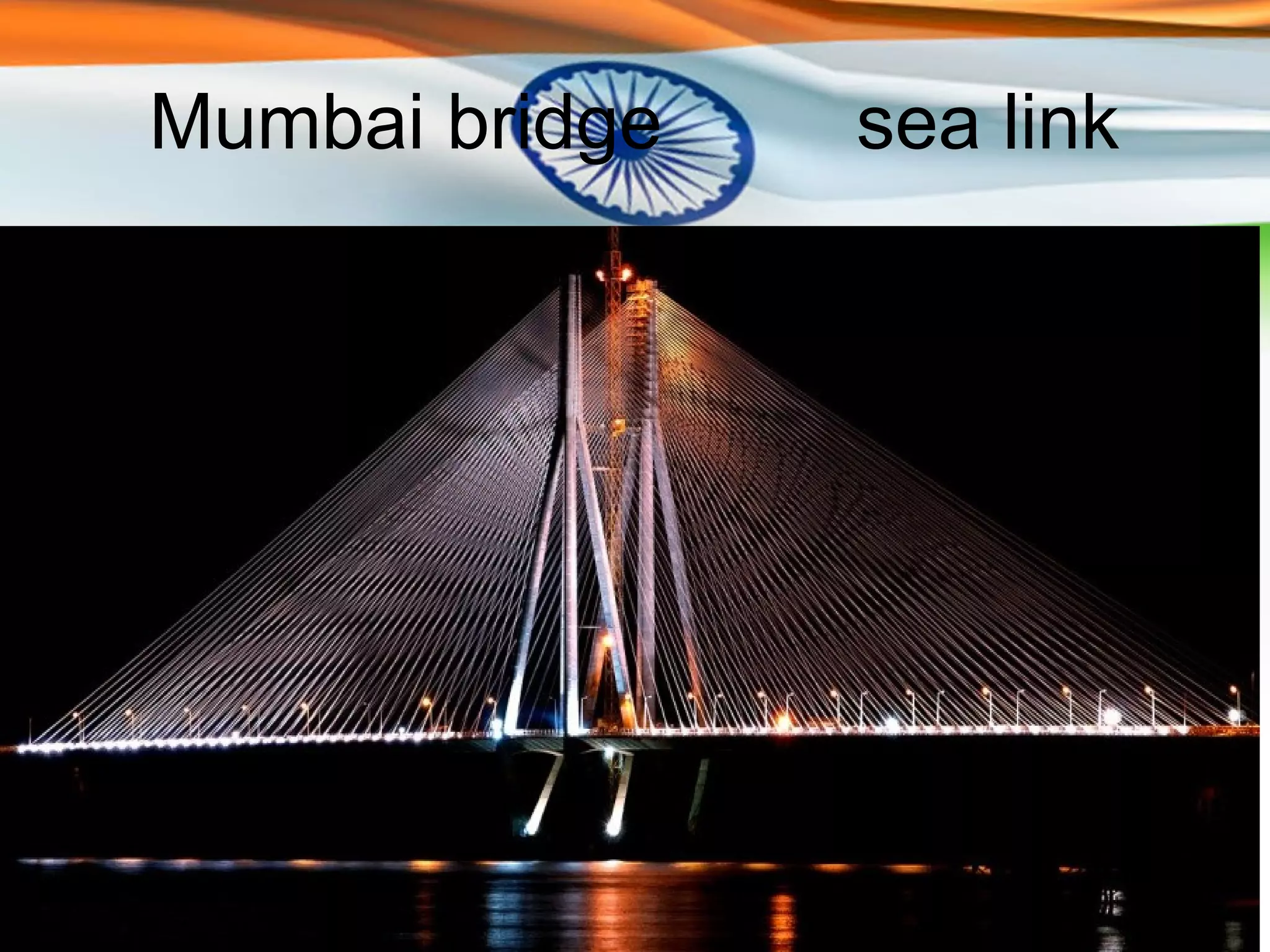 Mumbai bridge   sea link
 
